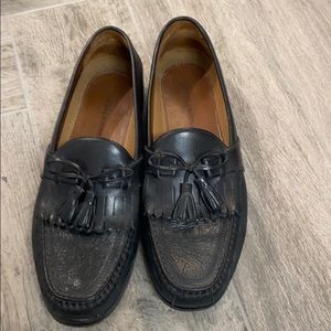 Johnston & Murphy Black Tassel Shoes